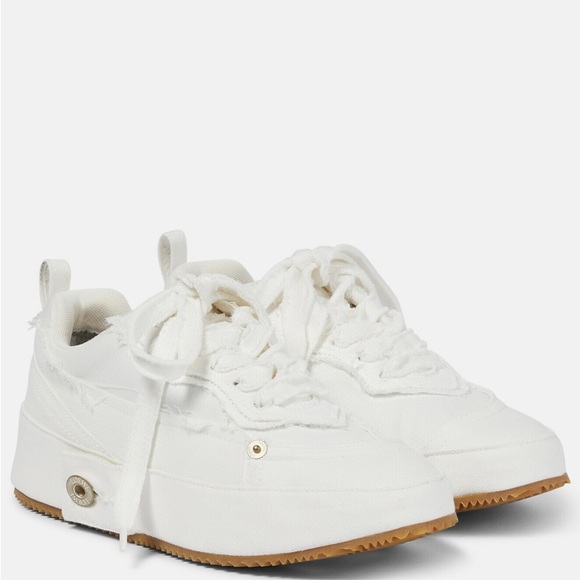 NWOT Loewe Deconstructed Denim Sneakers - Sz 41